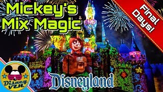 Mickey's Mix Magic Projections on Sleeping Beauty Castle | Disneyland Resort (2019)