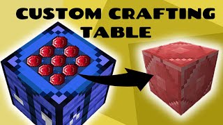 EASY Custom CRAFTING TABLE Tutorial || Minecraft 1.16 Data Packs