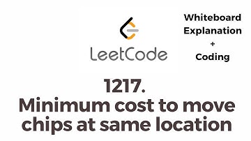 1217. Minimum Cost To Move Chips | Leetcode | Competitive Programming