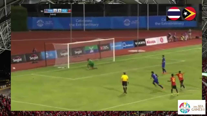 Thailand vs Timor Leste 1 - 0 | SEA Games 2015