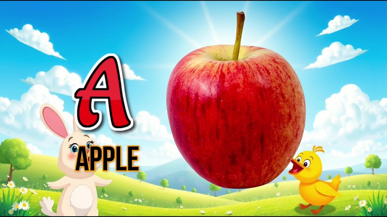 ABC Song for Kids | A for Apple & Fun Alphabet Song with Cute ...