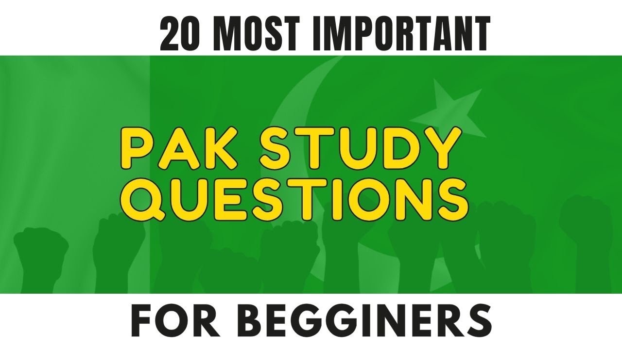 Pakistan history questions and answers basic information about