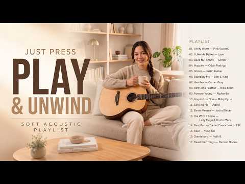 Cover YOUR COZY RESET 🤍 Soft Acoustic Playlist for Work, Relax & Unwind