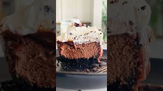 One block of cream cheese is all it takes #glutenfree #wheatfree  #shorts #cheesecake #chocolate