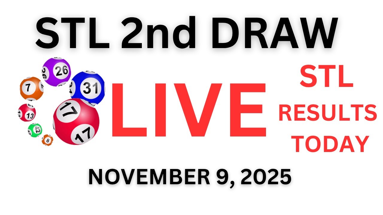 STL 2nd DRAW RESULTS  3:00 PM LIVE DRAW  November 9, 2025