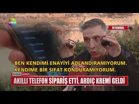 Akıllı Telefon Sipariş Etti, Ardıç Kremi Geldi