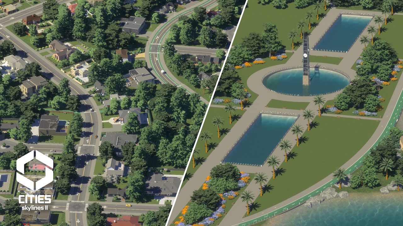 Beginning the City-to-Suburb transition! | Cities Skylines 2