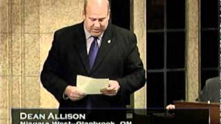 MP Dean Allison Raises Awareness of Anaphylaxis