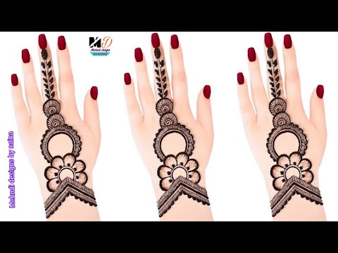 New stylish front hand mehndi design | Mehndi ka design | Mehndi design | Mehndi | Simple mehndi.