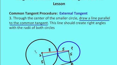 10.4 Common Internal and External Tangents (Lesson)
