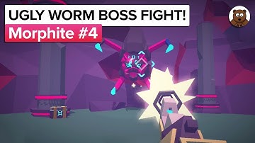 MORPHITE - iOS / Android Gameplay - UGLY WORM BOSS FIGHT! #4