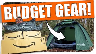 Wild Camping with CHEAP GEAR from Amazon and Go Outdoors! screenshot 5