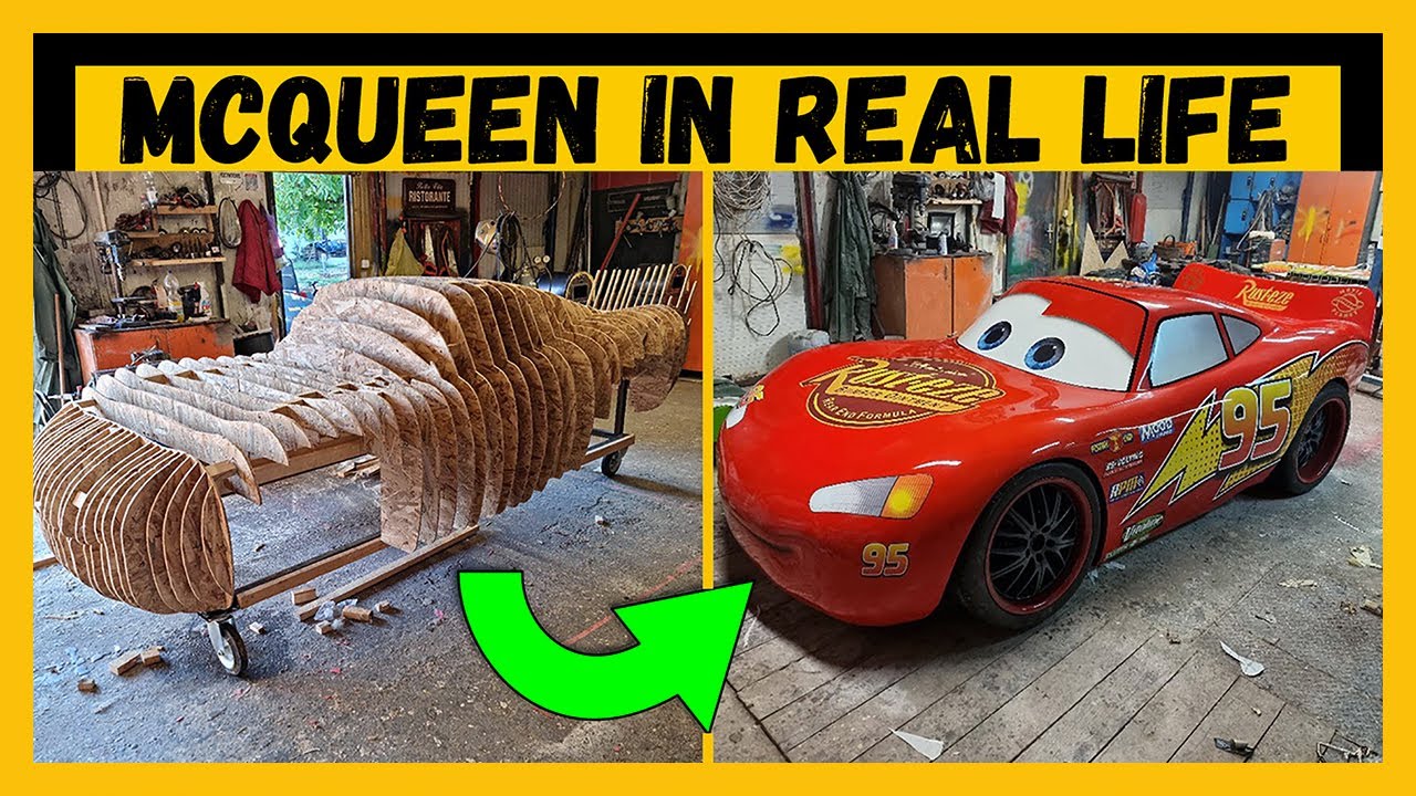 How To Build A Lightning McQueen In Real Life Easy