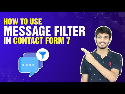 How To Set Up Message Filter For Contact Form 7 In WordPress | WordPress Tutorial