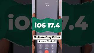 iOS 17 Gray Call Screen Change ❤️ Finally! #iPhone #Tips