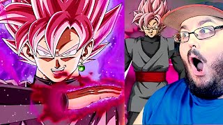 NEW ROSE GOKU BLACK SUPER ATTACK ANIMATION REACTION!!! Global First DBZ: Dokkan Battle