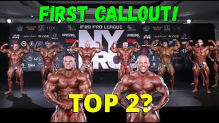 2024 New York Pro *Men's Open First Callout*