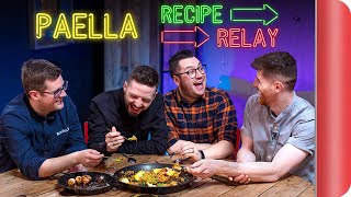 PAELLA Recipe Relay Challenge!! | Pass It On S2 E6 | Sorted Food