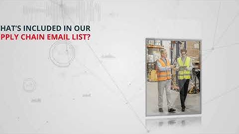 Supply Chain Email List [2025 Update] – Boost Your B2B Outreach