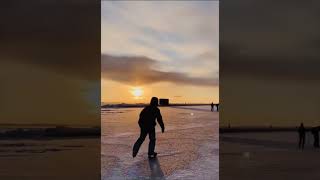 На коньках по Финскому заливу