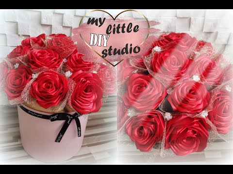 Wideo: Jak Zrobić Satynowe Róże