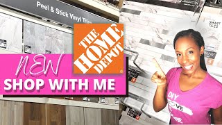 SHOP WITH ME at HOME DEPOT - PEEL & STICK VINYL TILE DIY Products YOU NEED & More!