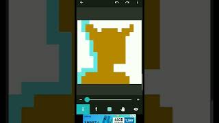 Pixelart handmade nft on opensea goat #shorts