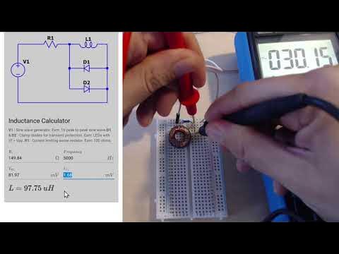 How to measure inductance without an LCR meter - YouTube