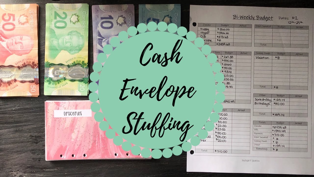 Cash Envelope Stuffing | Bi-Weekly Budget #2 | MamasGottaBudget