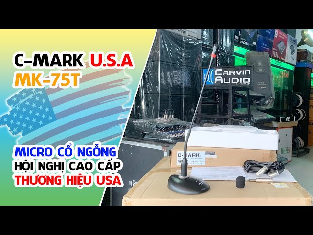 Micro Cổ Ngỗng Có Dây Chất Lượng Cao của MỸ // C-MARK USA MK-75T