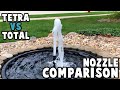Fountain Nozzle Comparison Tetra VS Total Pond