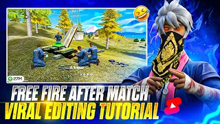 💥Free Fire After Match Editing Tutorial 🔥 Free fire Viral Ai Short Editing Tutorial 🔥 YFYT