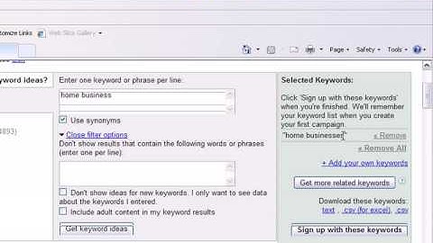 Free Keyword Research Tools: Google Adwords | Wordtracker