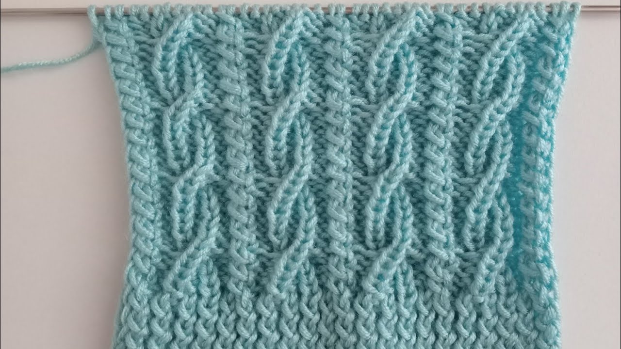 ŞERİTLİ BURGULAR ÖRGÜ MODELİ
