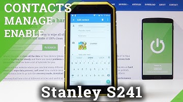 How to Personalize Contacts in Stanley S241 - Add Photo to Contact