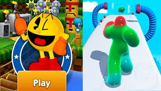 Sonic Dash PacMan vs Blob Runner 3D Gameplay Android,ios screenshot 4