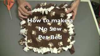 How To Make A No Sew Kitten / Cat / Dog / Pet Bed