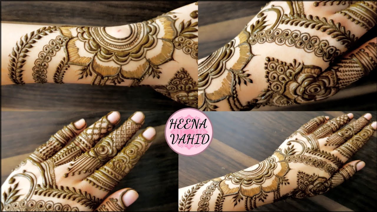 Diwali special henna design #4 | 2019 || heena vahid. - YouTube