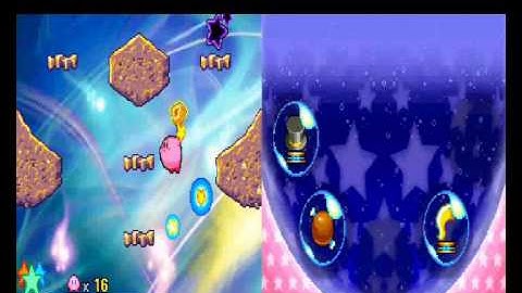 Kirby Squeak Squad For Ds Walkthrough-Battle against Dark Nebula and Ending.wmv
