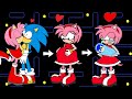 Sonic LOVE Amy (part 2) ! Pregnant Vegetable? | Pacman Stop Motion Game