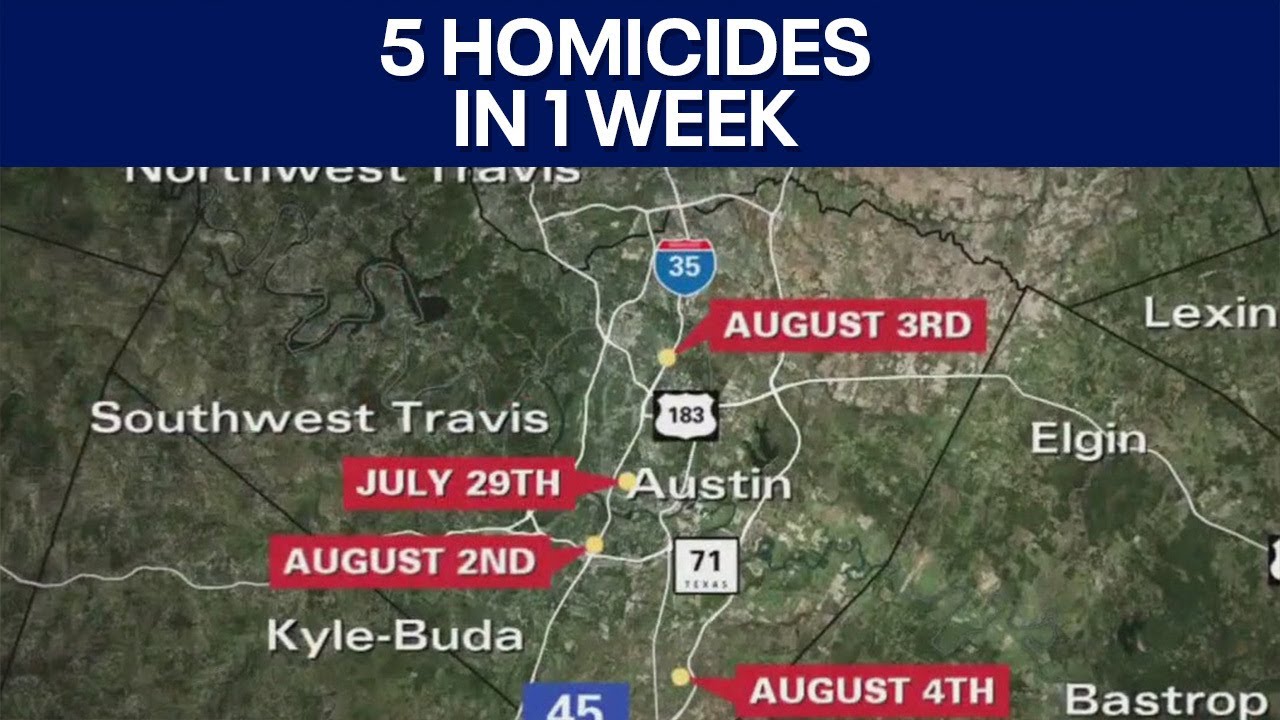 5 homicides in a week across Central Texas | FOX 7 Austin - YouTube