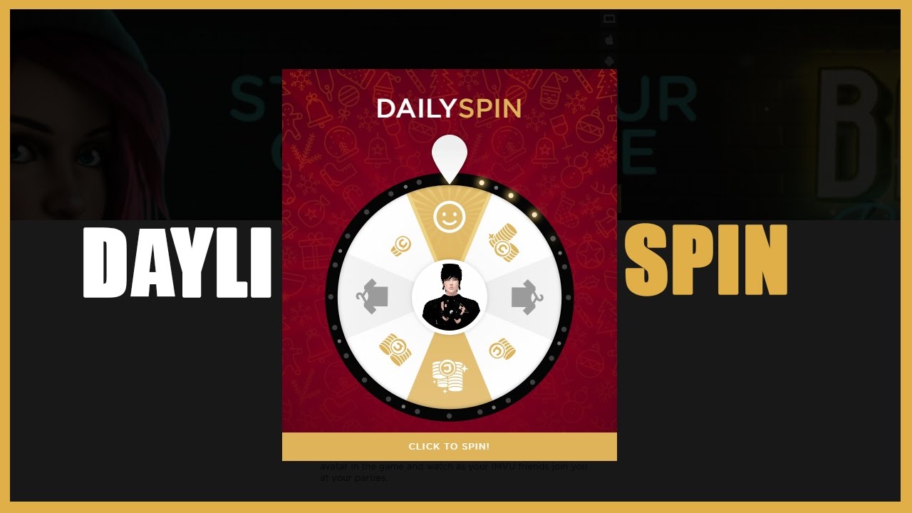 IMVU - Como ganhar Créditos Grátis, Dayli Spin Créditos Grátis ?