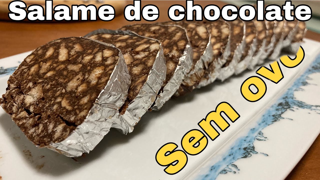 O Melhor Salame de Chocolate Que Você Já Provou