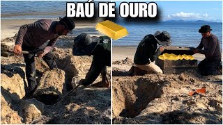 Tesouro amaldiçoado pirata encontrado em uma ilha