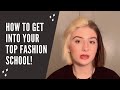 HOW TO GET INTO FASHION SCHOOL / How I got into FIT | 2020