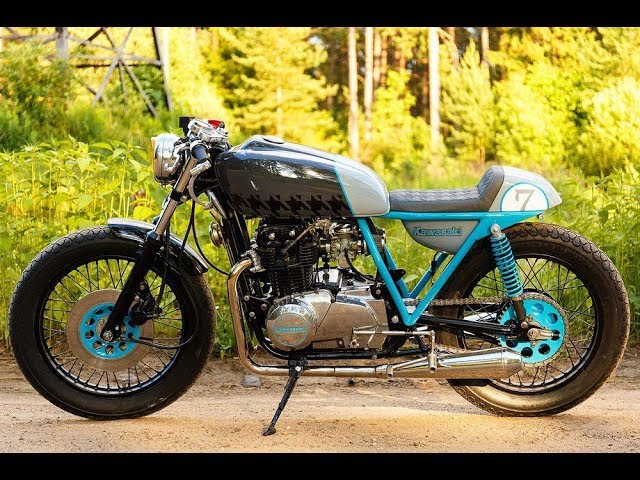 Børnecenter Tøm skraldespanden tøj Cafe Racer Kawasaki Kz400 1975 By Sparta Garage