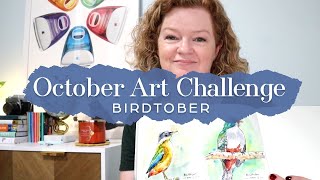 ART CHALLENGE BEGINS! Birdtober Edition 🐦‍⬛