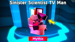 *New* Sinister Scientist Tv Man!! - Toilet Tower Defense Concept