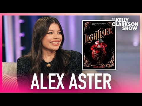 'lightlark' author alex aster wows kristen bell with story of perseverance | kelly extras