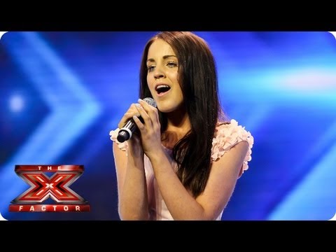 Melanie McCabe sings Titanium by David Guetta feat Sia - Arena Auditions Week 2 -- The X Factor 2013